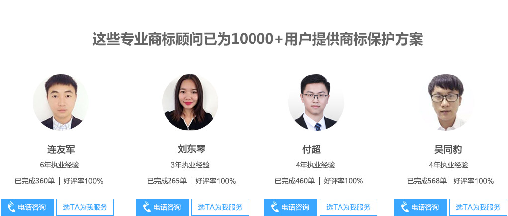 专业知识产权顾问，1对1服务